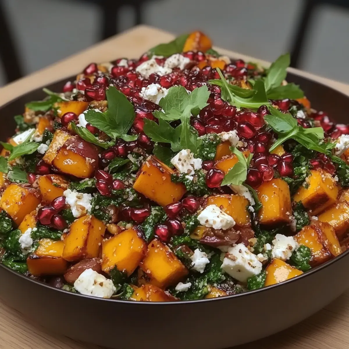 Roasted Sweet Potato and Baby Kale Salad