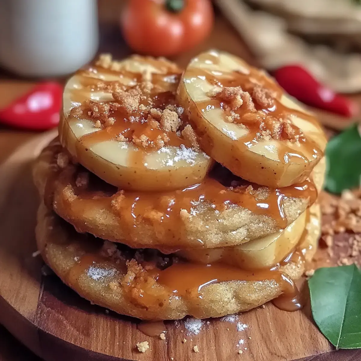 Salted Caramel Apple Pie Cookies