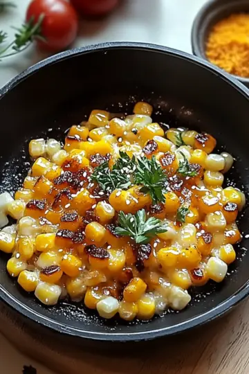 Skillet Corn with Honey Butter