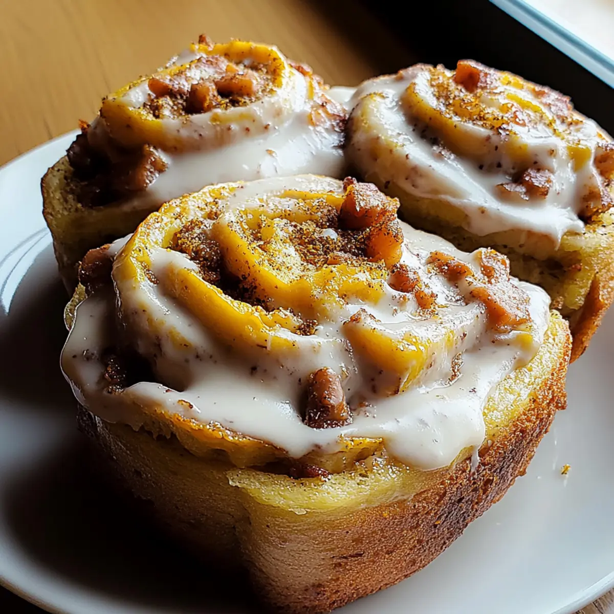 Soft Pumpkin Cinnamon Rolls
