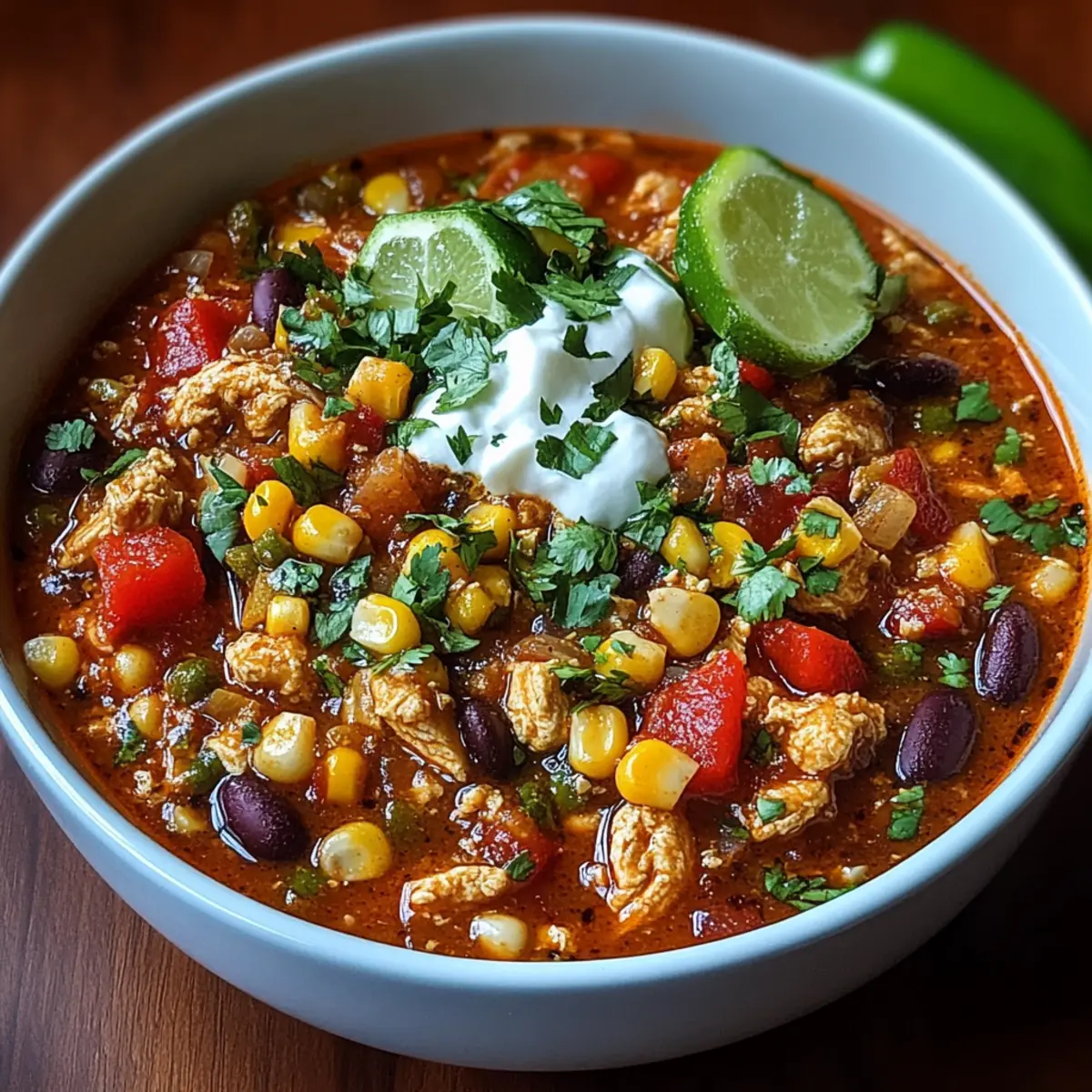 Street Corn Chicken Chili