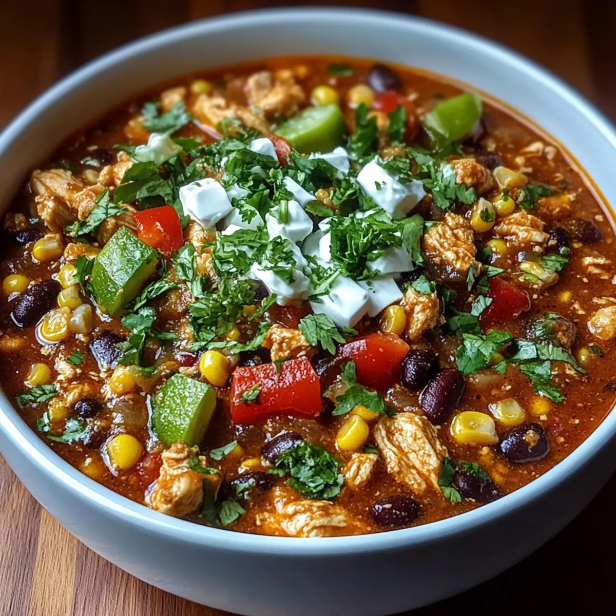 Street Corn Chicken Chili