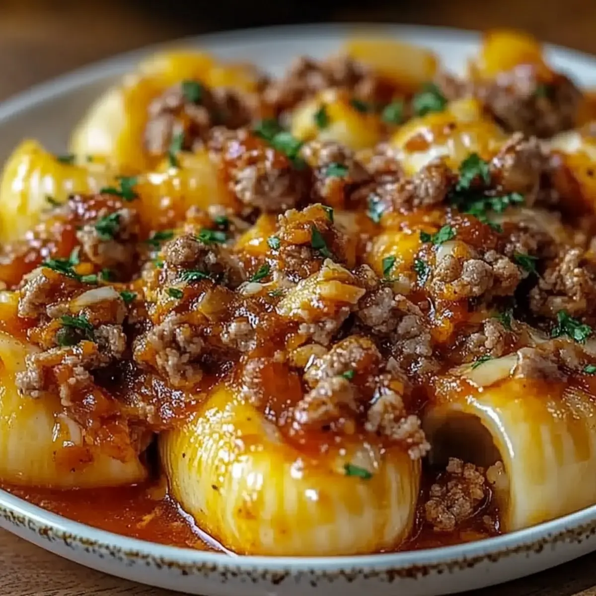 Stuffed Shells with Meat