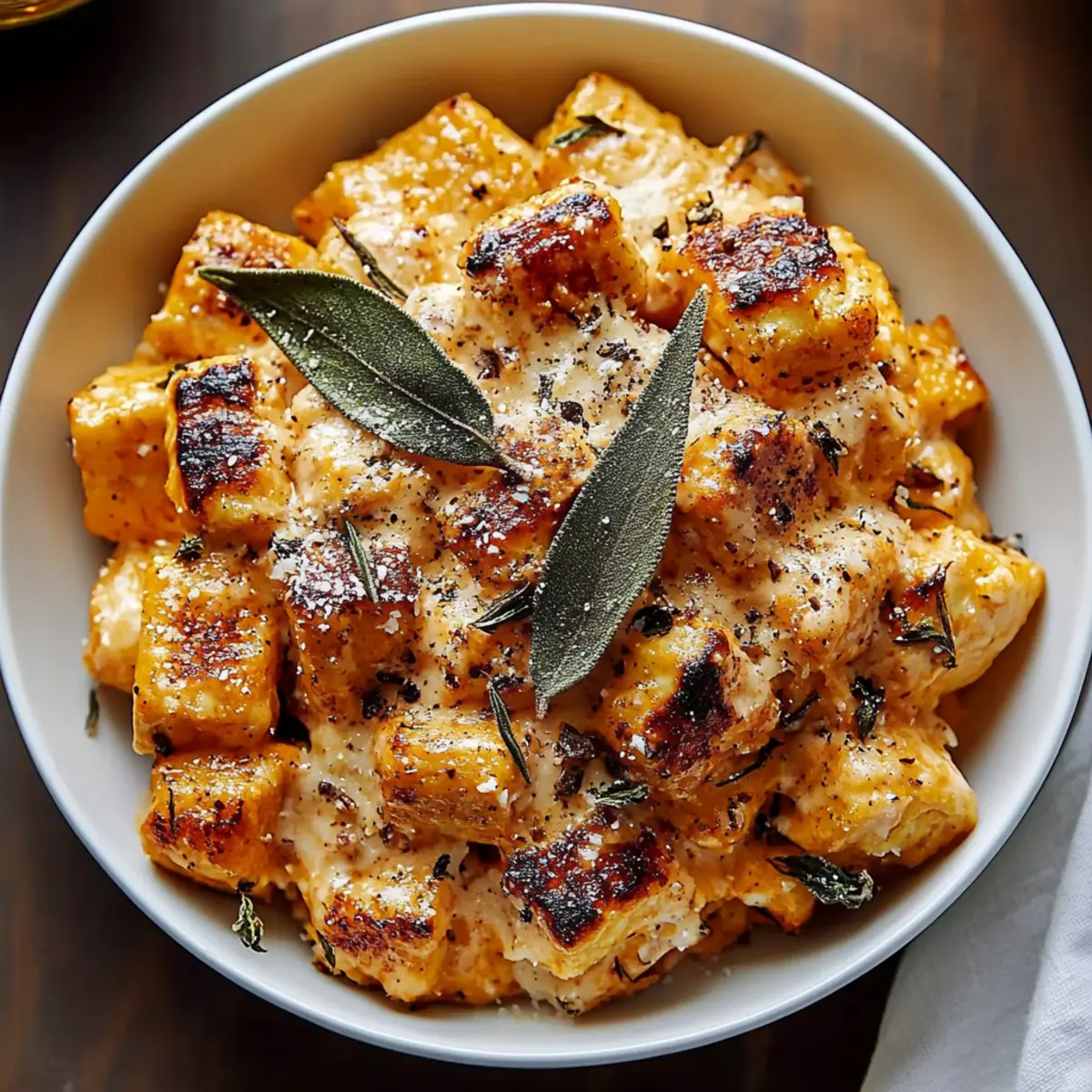 Sweet Potato Goat Cheese Sage