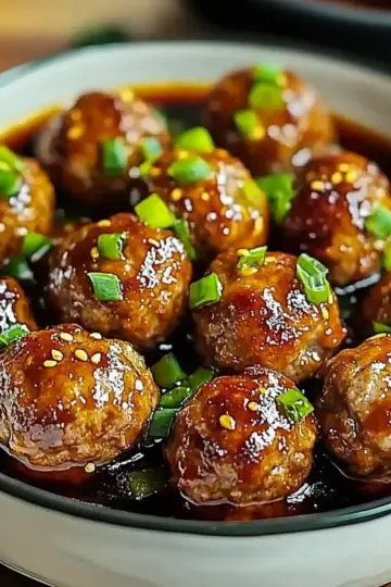 Sweet and Spicy Asian Turkey Meatballs
