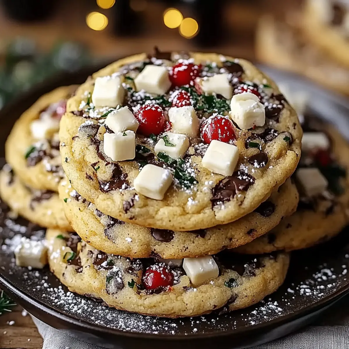 Winter Wonderland Chocolate Chip Cookies