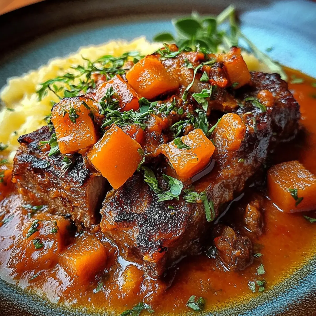 Apple Cider Braised Short Ribs