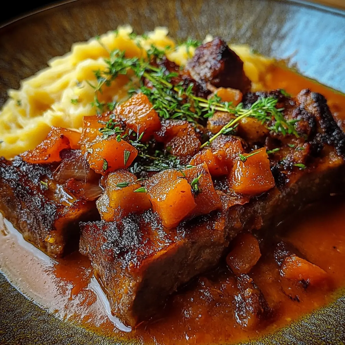 Apple Cider Braised Short Ribs