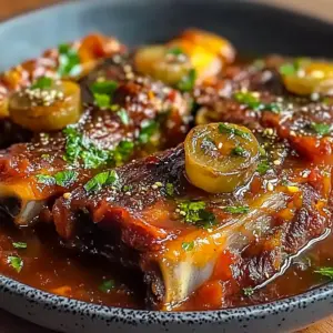 Beef Ribs with Tomato Sauce and Chipotle