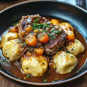 Beef Stew and Dumplings