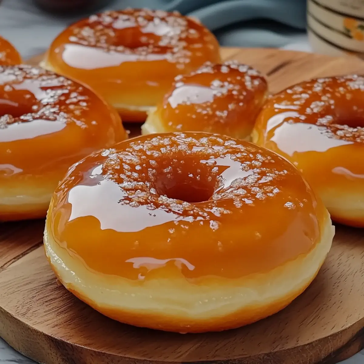 Caramelized Crème Brûlée Donuts