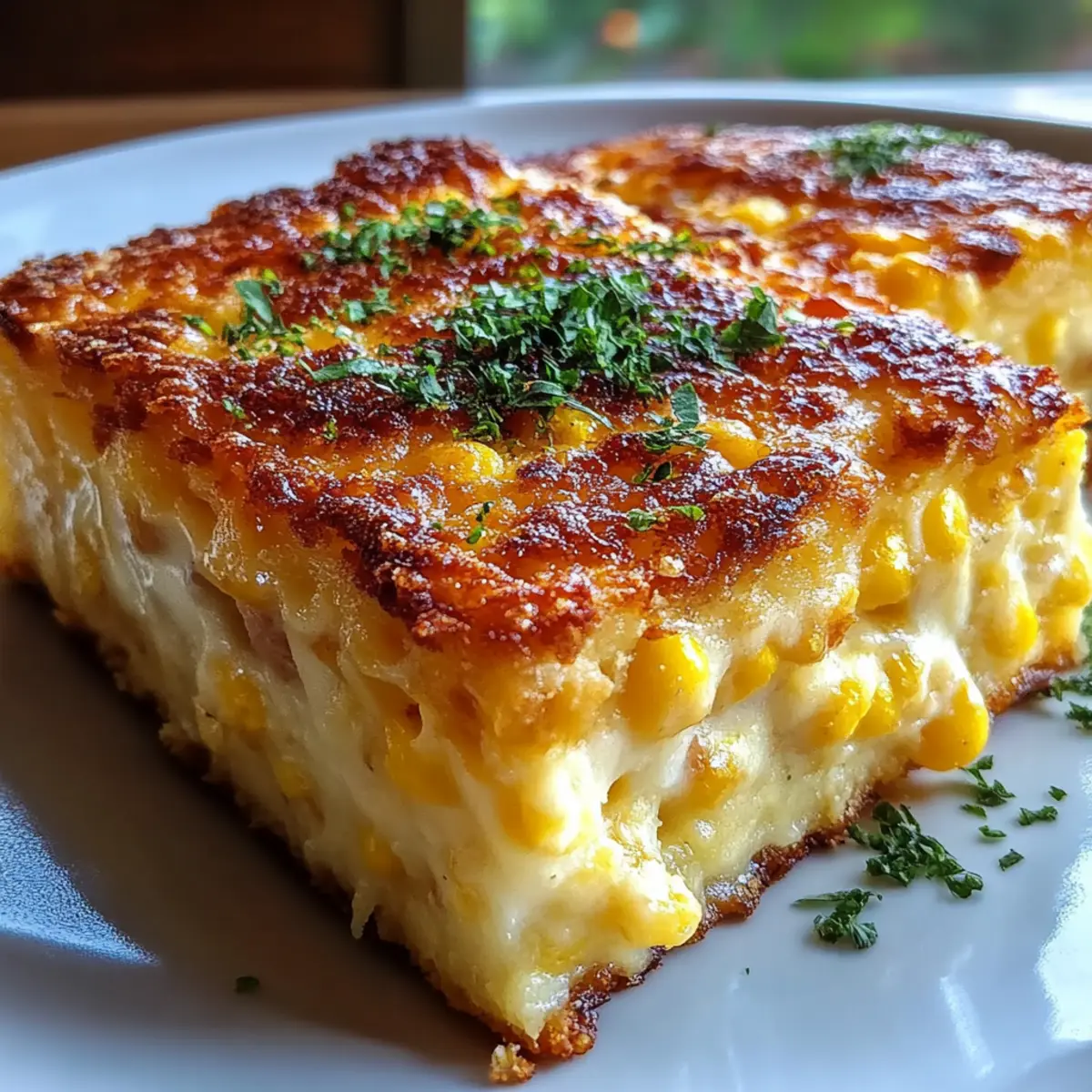 Cheesy Cream Cheese Corn Casserole