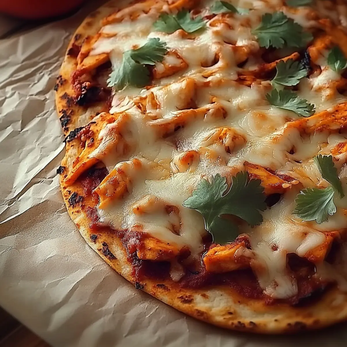 Cheesy Sweet Chilli Chicken Flatbreads