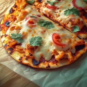 Cheesy Sweet Chilli Chicken Flatbreads