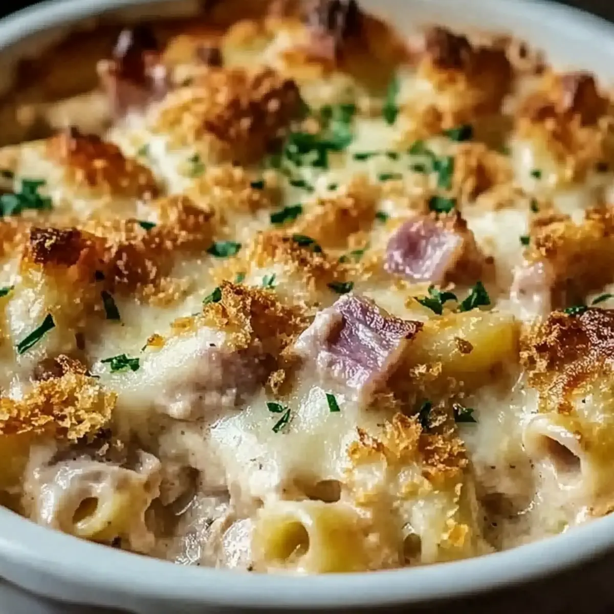 Chicken Cordon Bleu Casserole