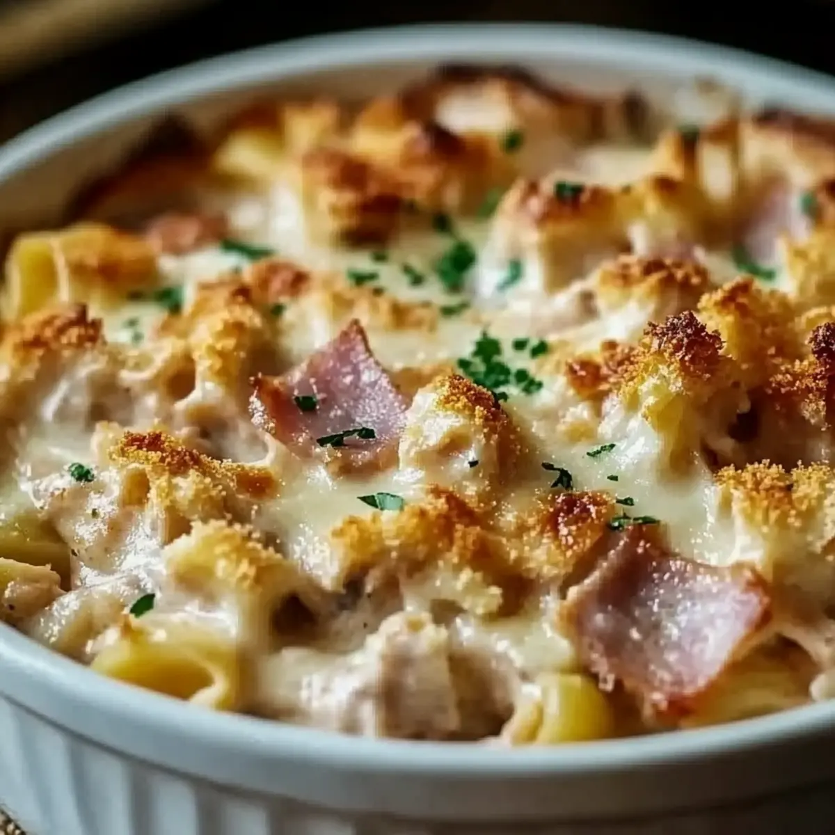Chicken Cordon Bleu Casserole