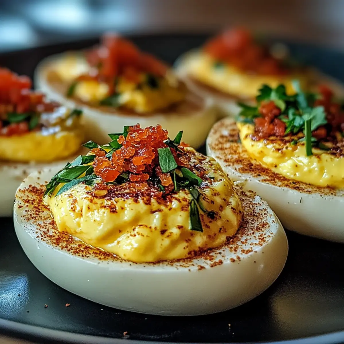Christmas Deviled Eggs