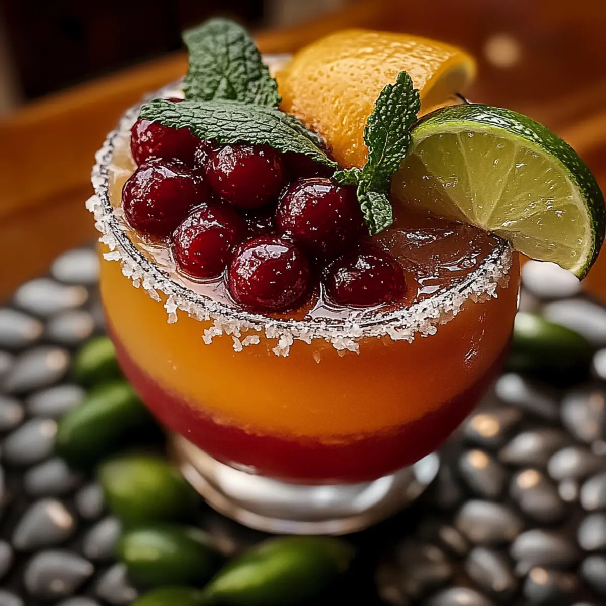 Christmas Mistletoe Margarita