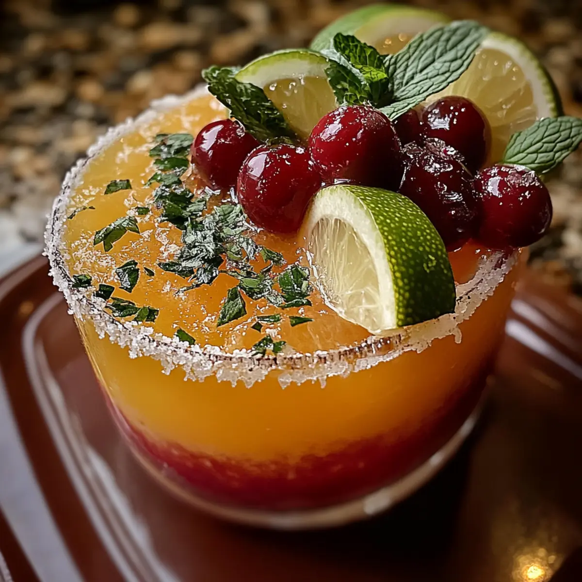 Christmas Mistletoe Margarita