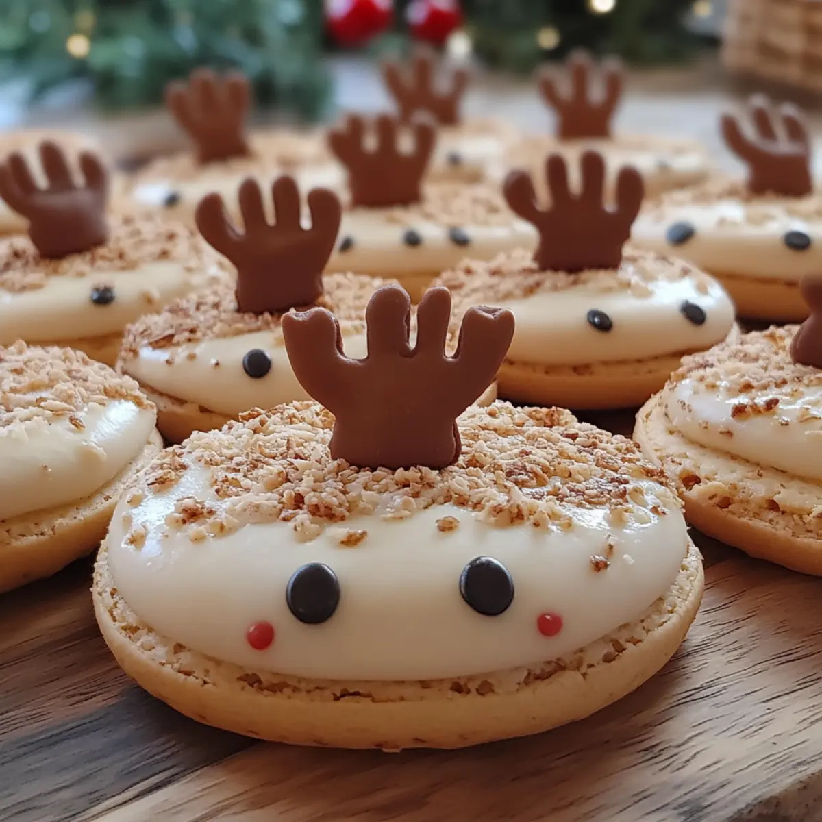 Christmas Reindeer Macarons