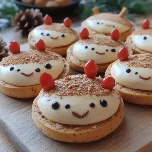Christmas Reindeer Macarons