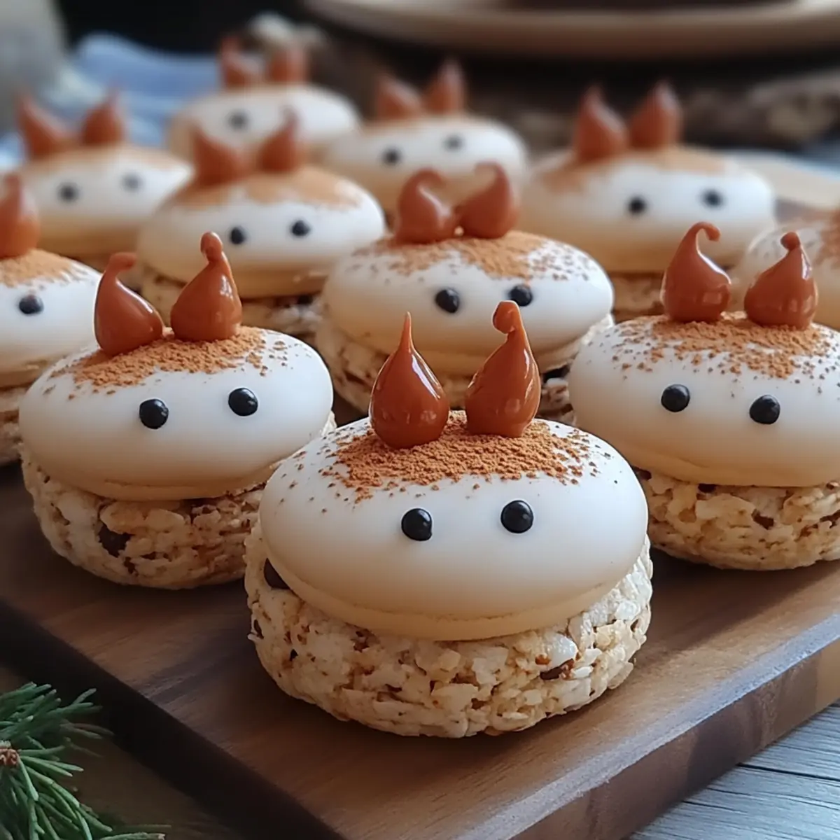 Christmas Reindeer Macarons