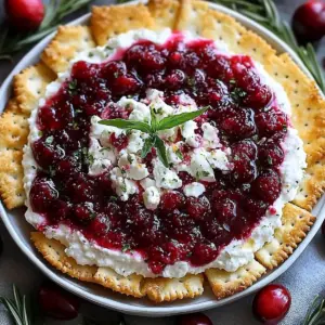 Cranberry Whipped Feta Dip