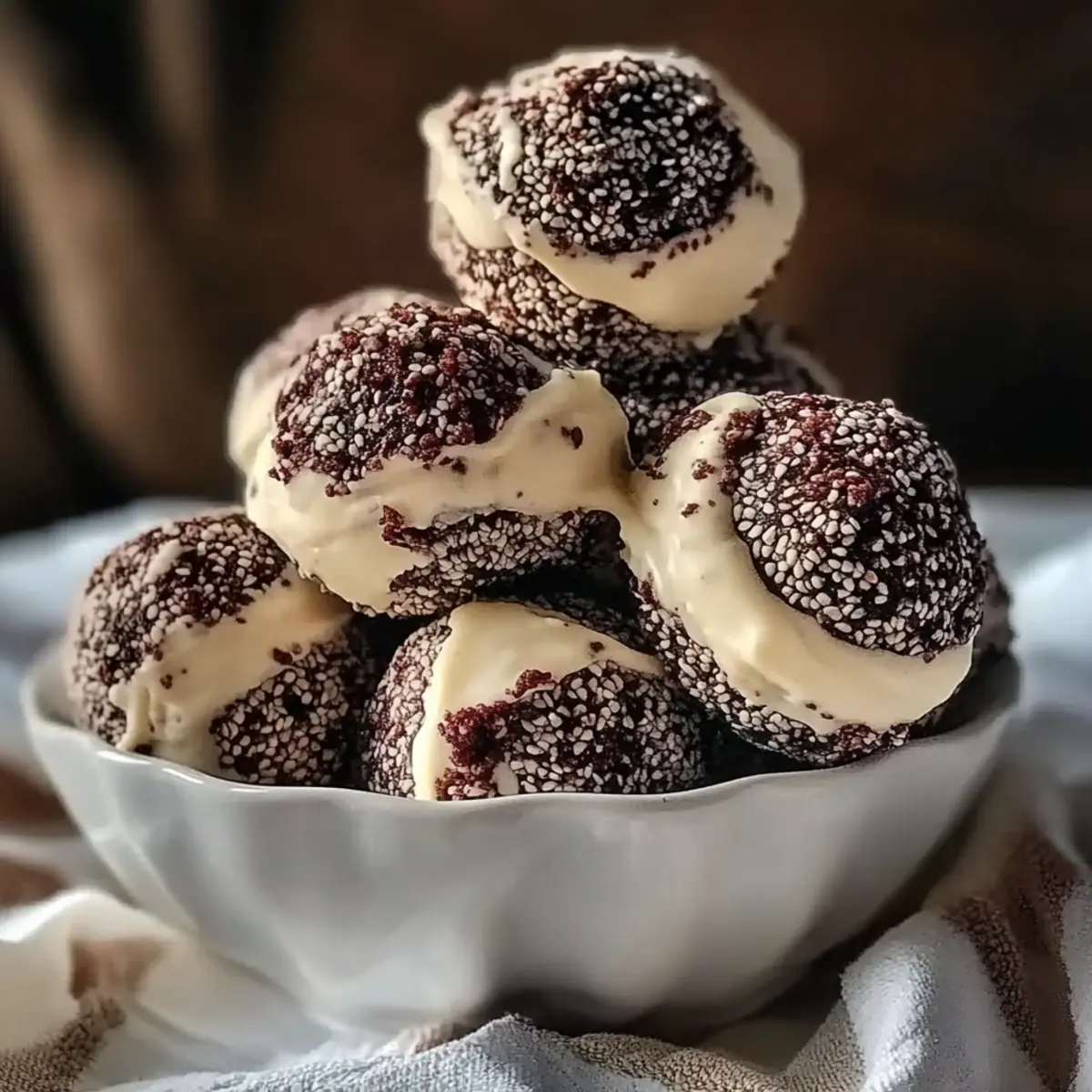 Cream Cheese Oreo Protein Balls