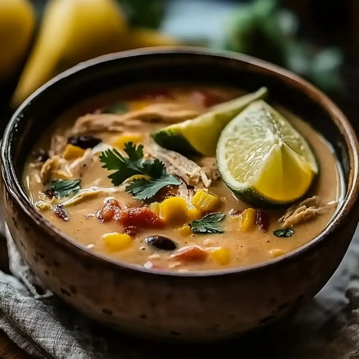 Creamy Chicken Taco Soup