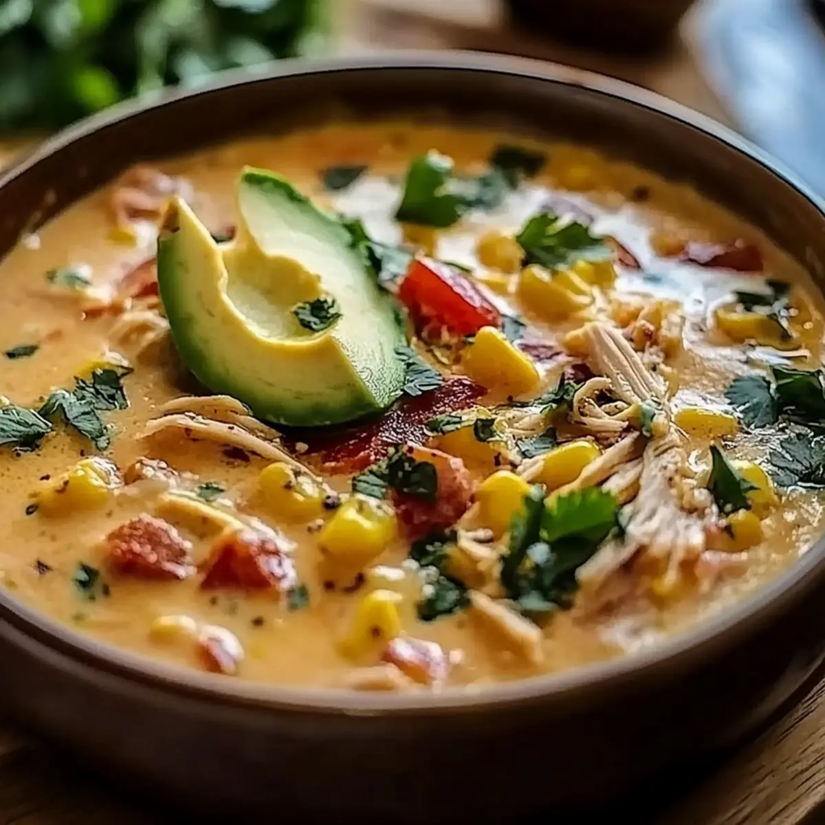 Creamy Chicken Taco Soup