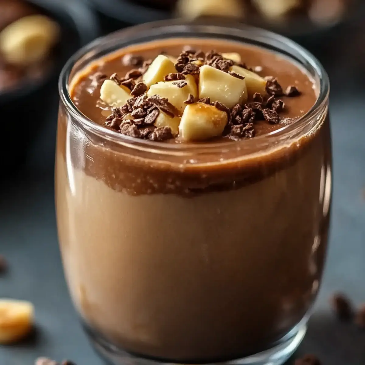 Creamy Chocolate Peanut Butter Protein Smoothie