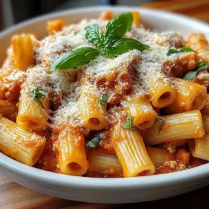 Creamy Spicy Italian Rigatoni