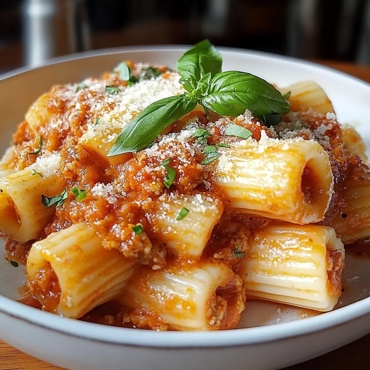 Creamy Spicy Italian Rigatoni