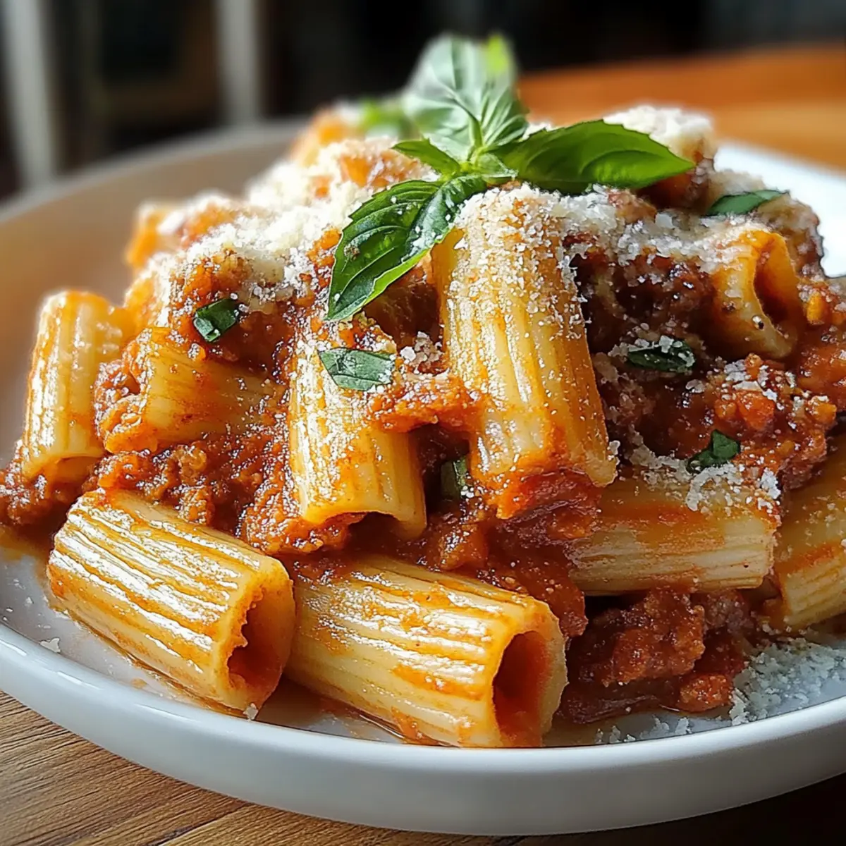 Creamy Spicy Italian Rigatoni