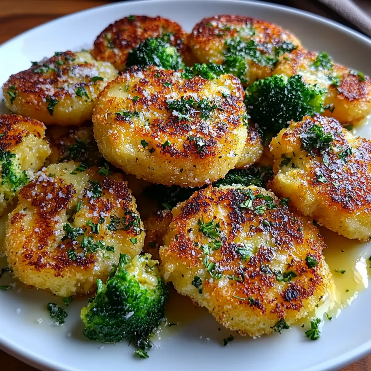 Crispy Broccoli and Potato Bites