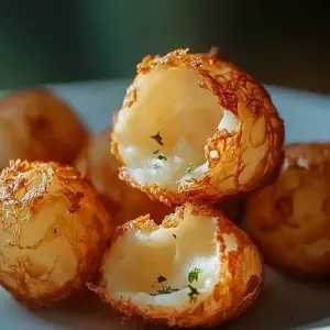 Crispy Mashed Potato Cheese Puffs