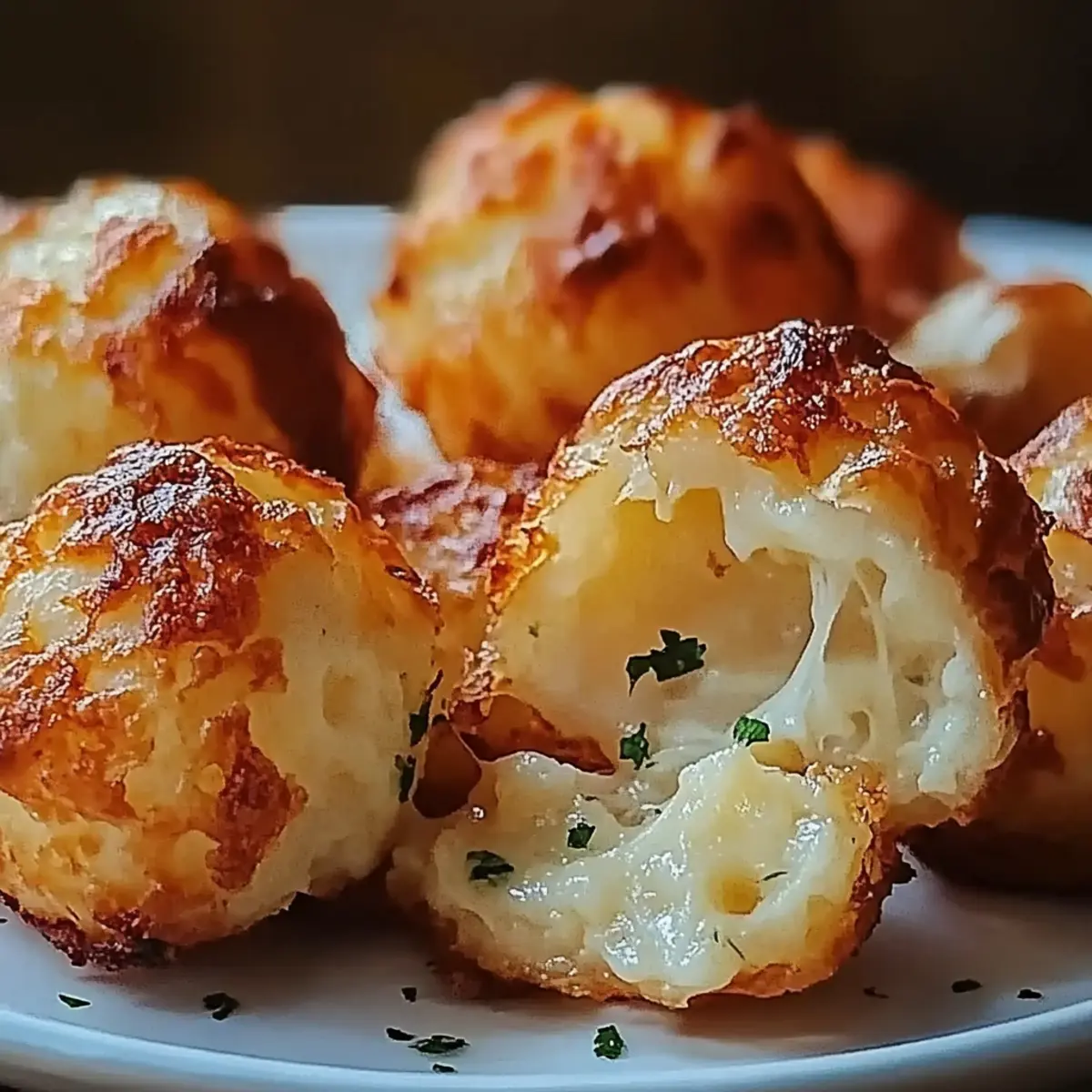 Crispy Mashed Potato Cheese Puffs