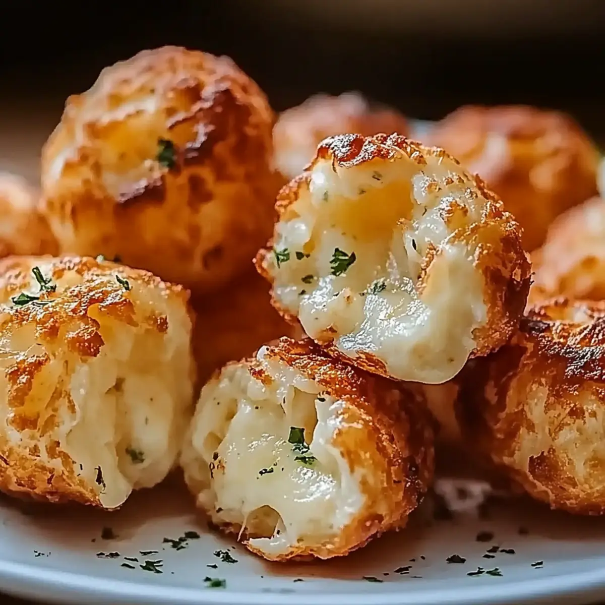 Crispy Mashed Potato Cheese Puffs