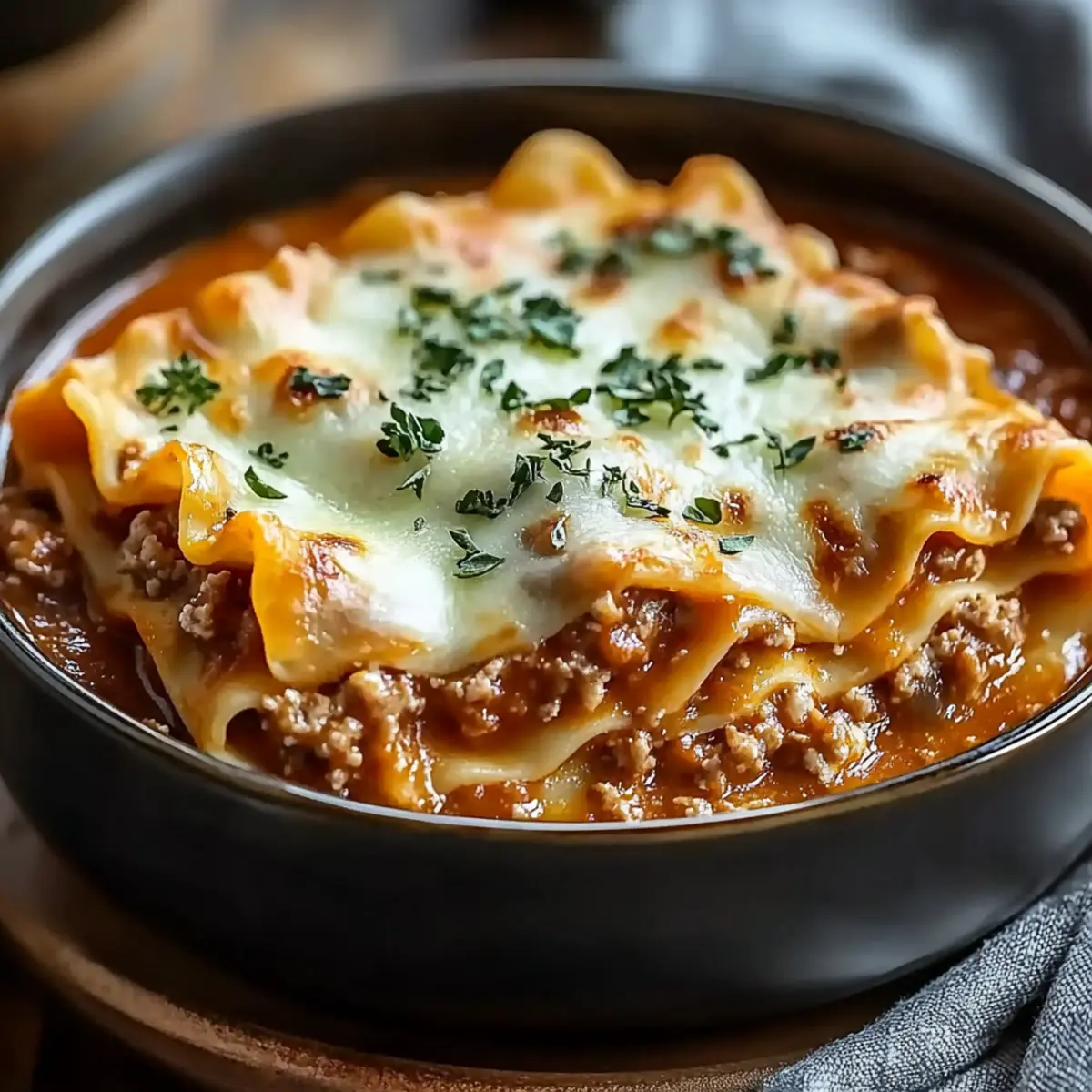 Crock Pot Lasagna Soup