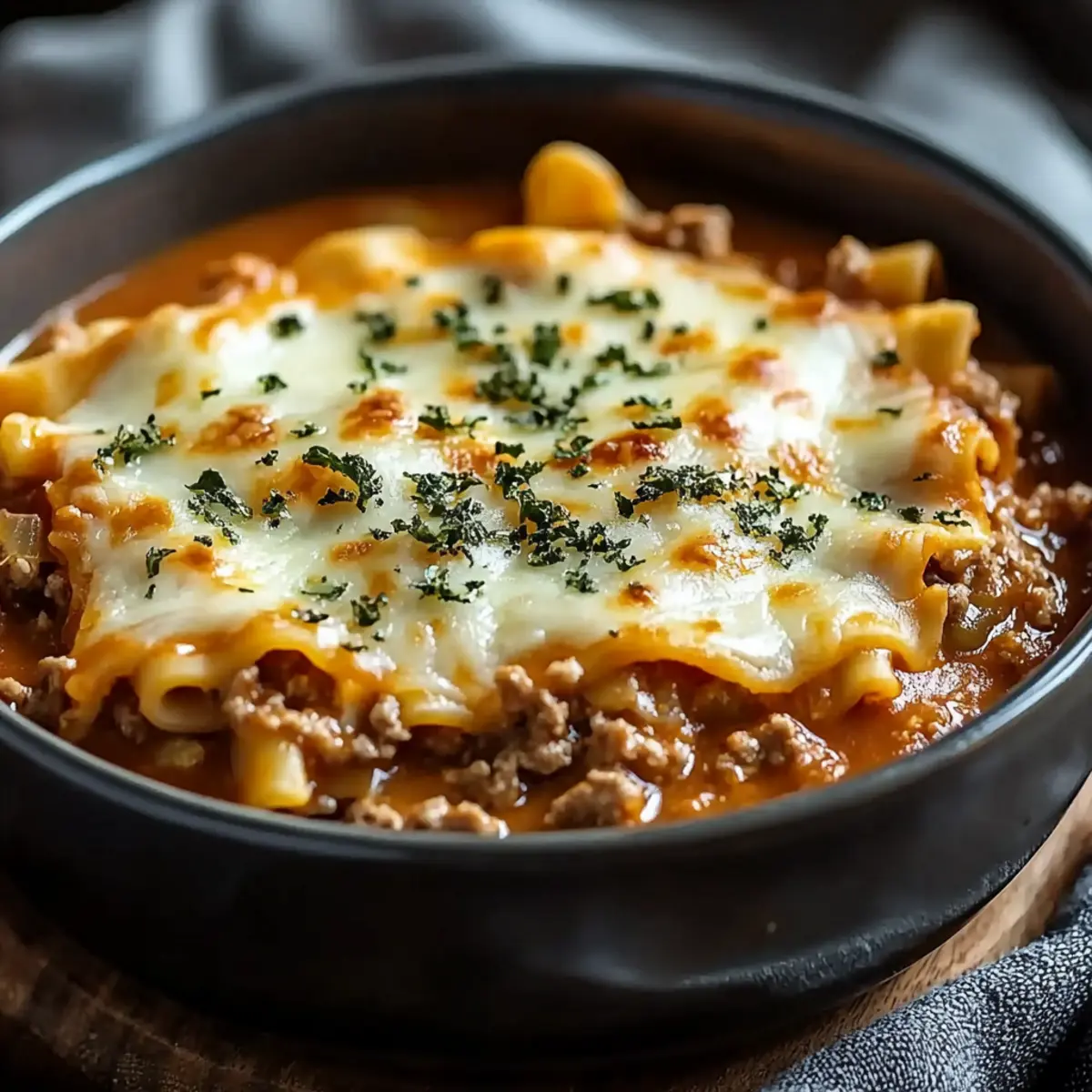 Crock Pot Lasagna Soup