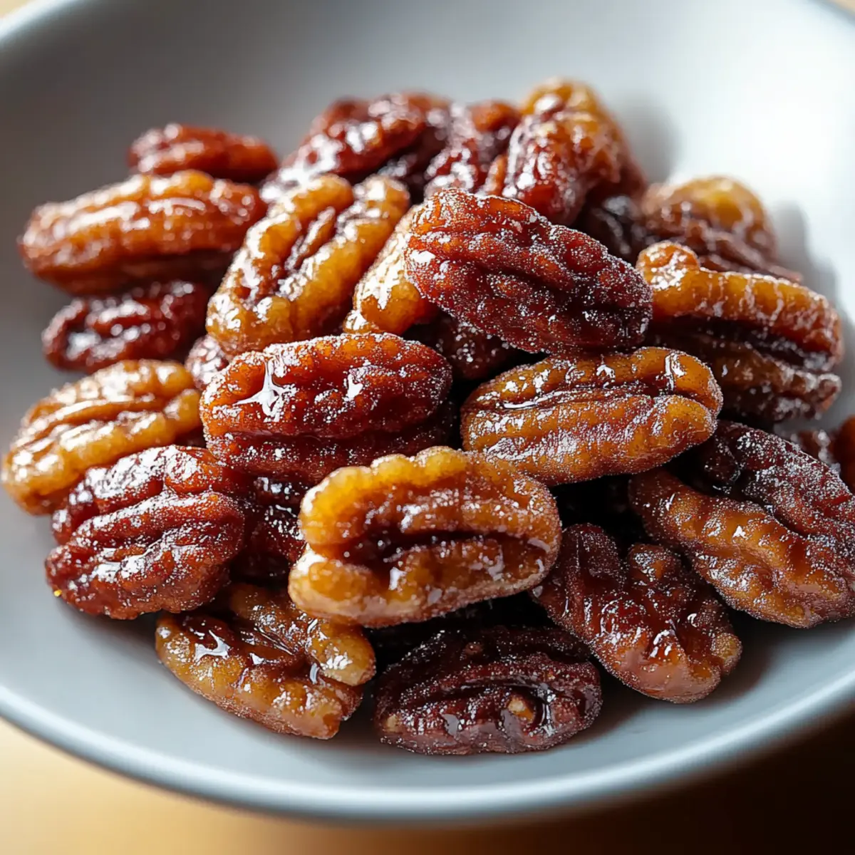 Crockpot Fireball Whisky Candied Pecans