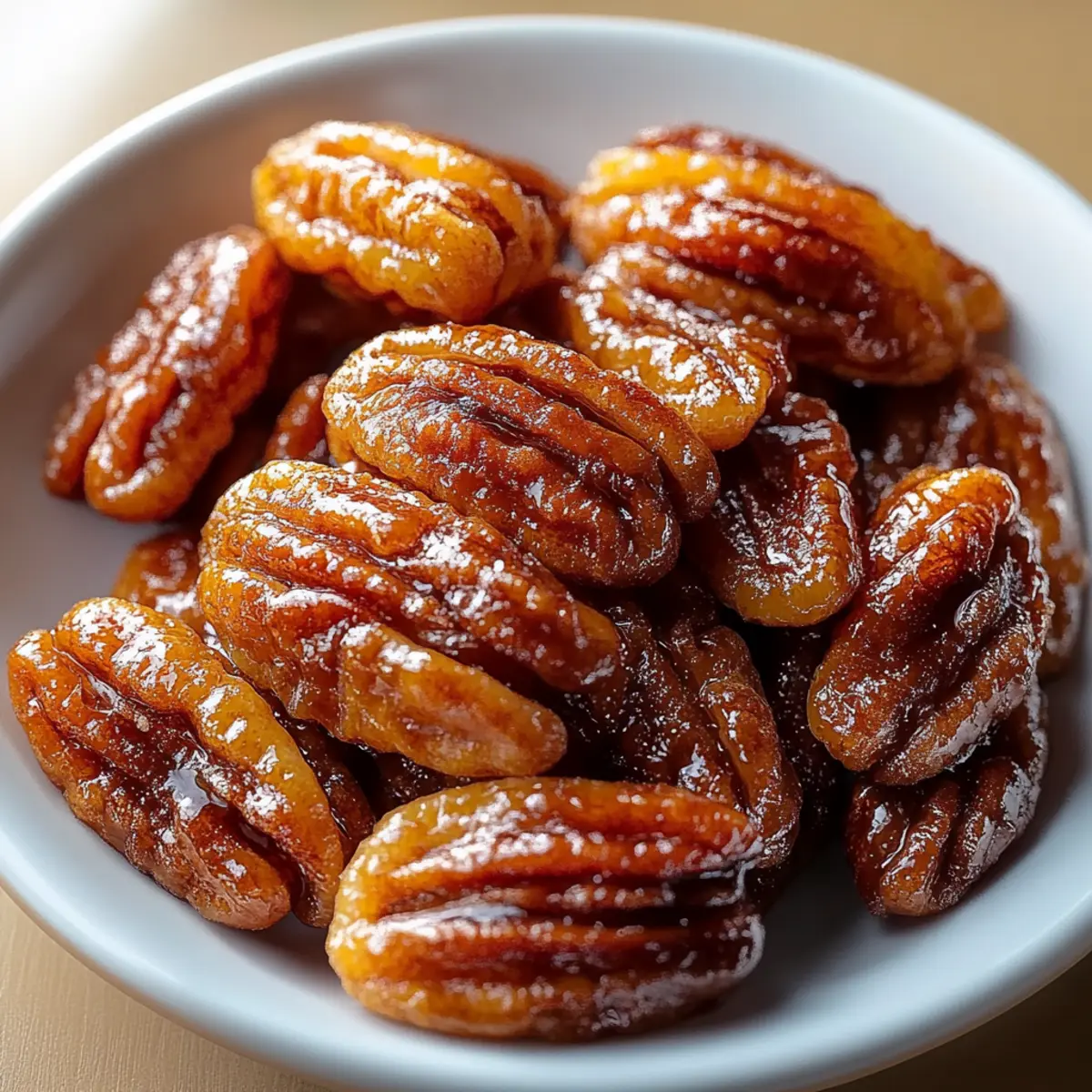 Crockpot Fireball Whisky Candied Pecans