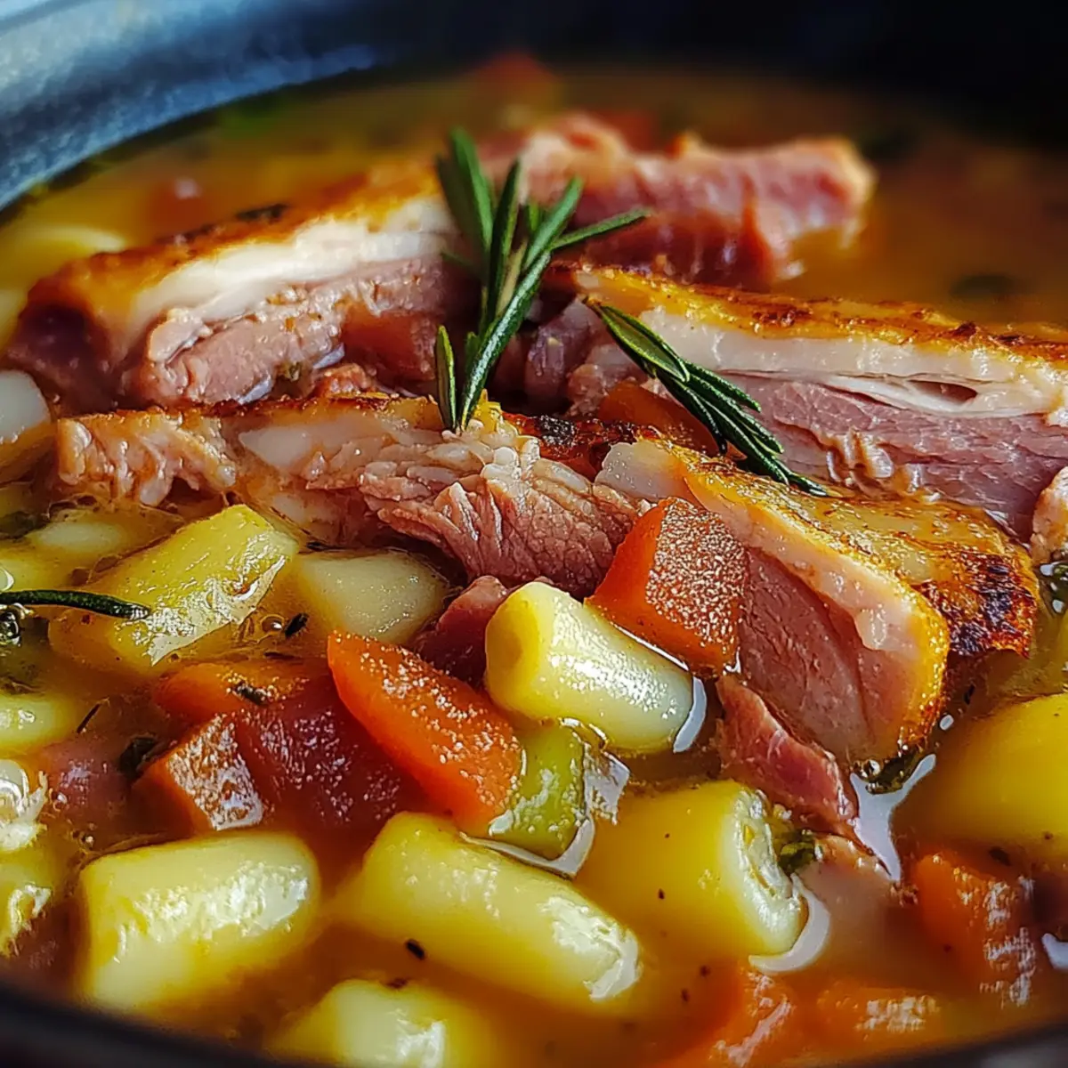 Crockpot Ham and Bean Soup