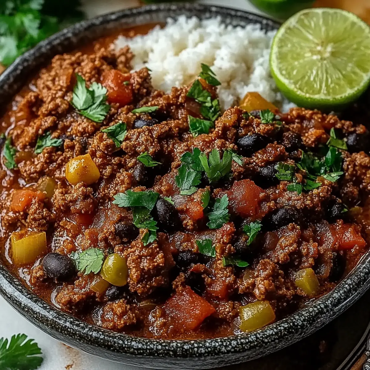 Cuban Beef Picadillo