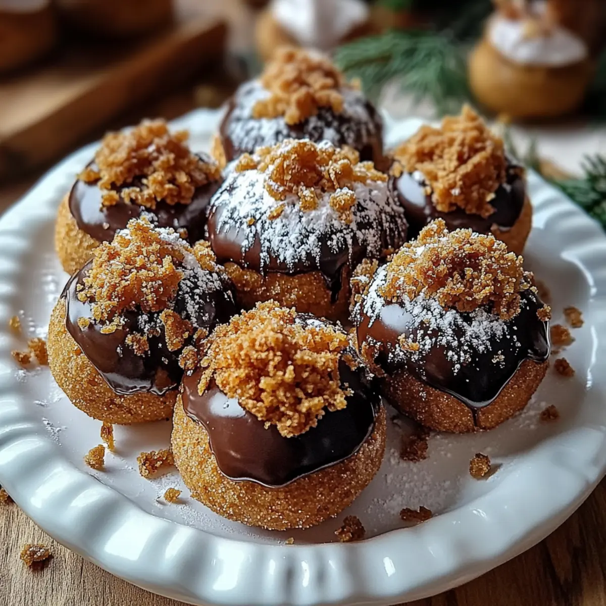 Decadent Spiced Gingerbread Truffles with Creamy Chocolate Coating