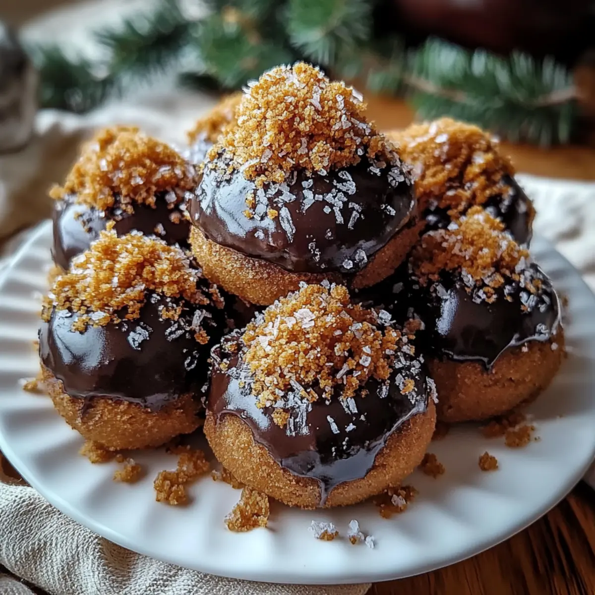 Decadent Spiced Gingerbread Truffles with Creamy Chocolate Coating