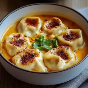 Dumplings Curry Soup