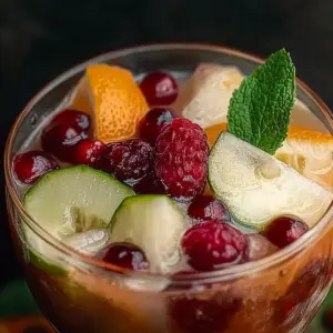 Festive White Christmas Sangria
