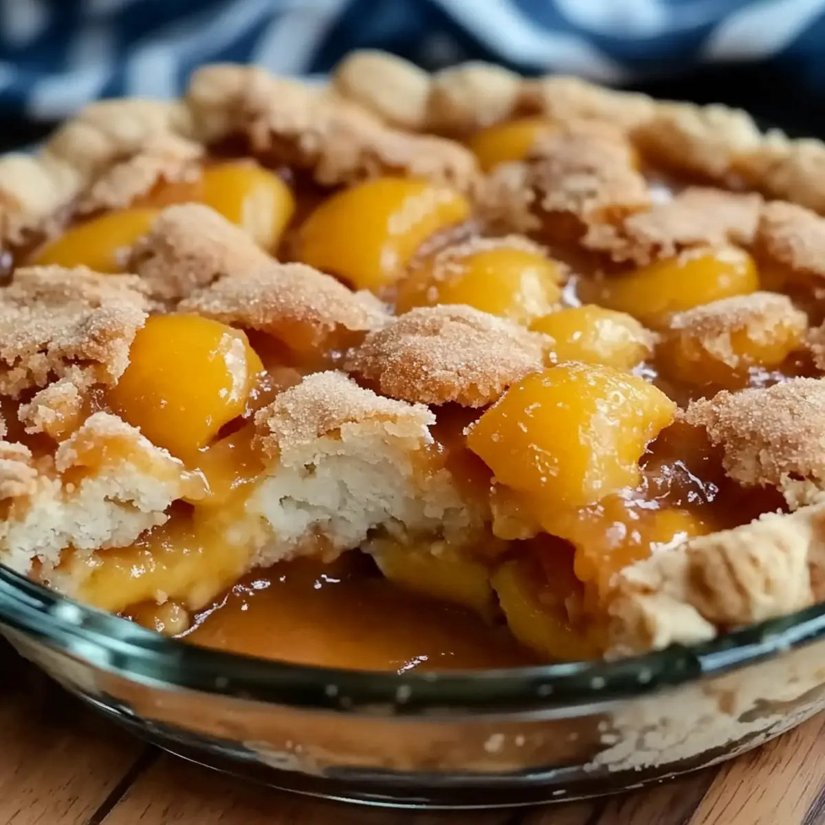 Fresh Southern Peach Cobbler