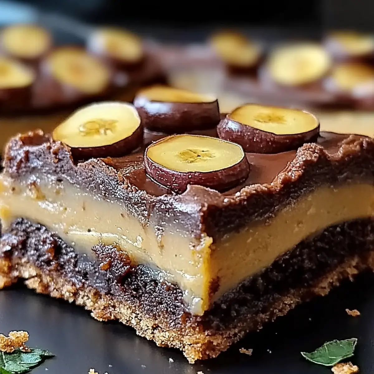 Fudgy Banana Bread Brownies